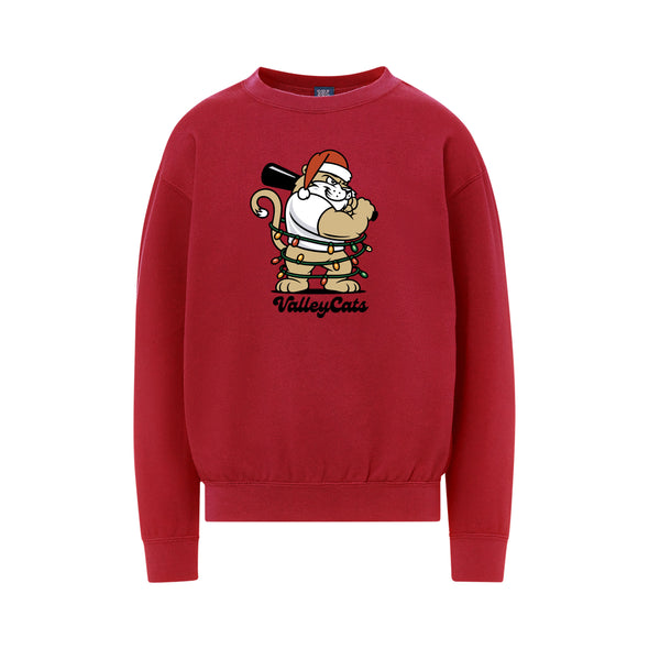 ValleyCats Youth Holiday Crewneck