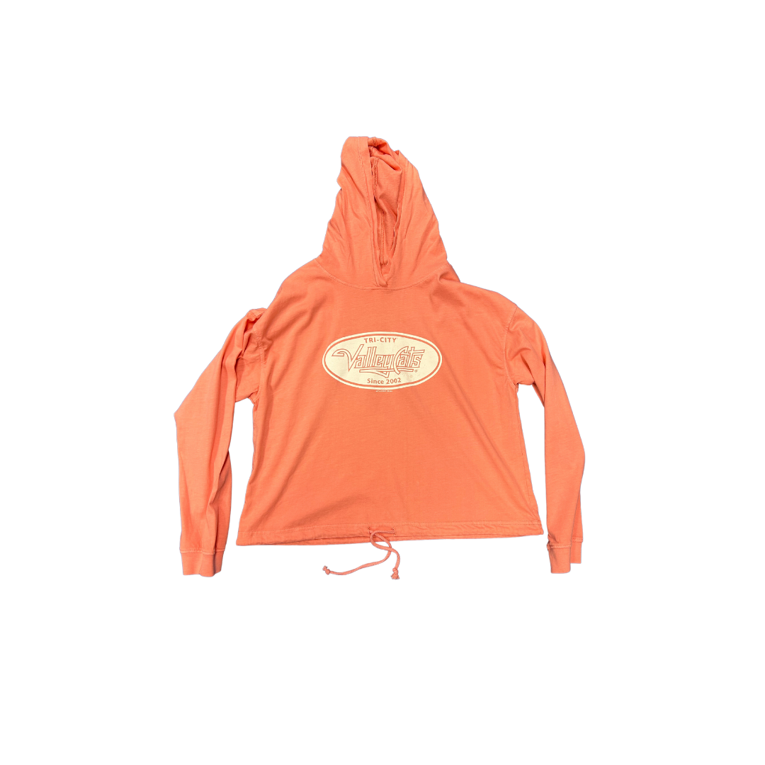 【THEAIRTOWN】 cupid crop v-hoodie ♥2colors Womens Peach Cropped Hoody – Tri-City ValleyCats