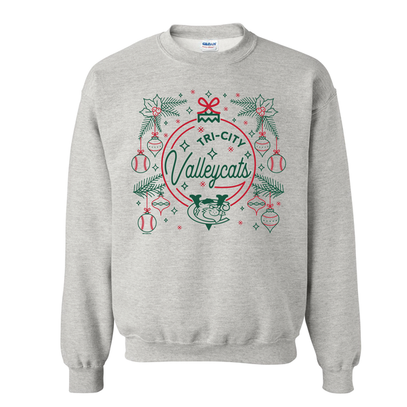 Tri-City ValleyCats Holiday Crewneck