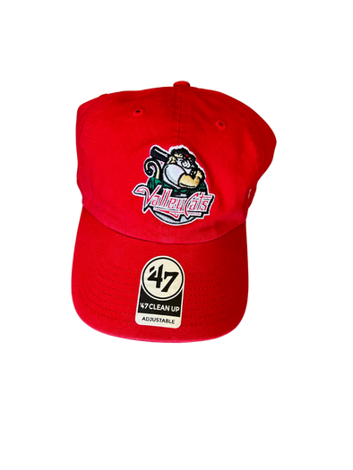ValleyCats Red Clean Up Hat '47 Brand