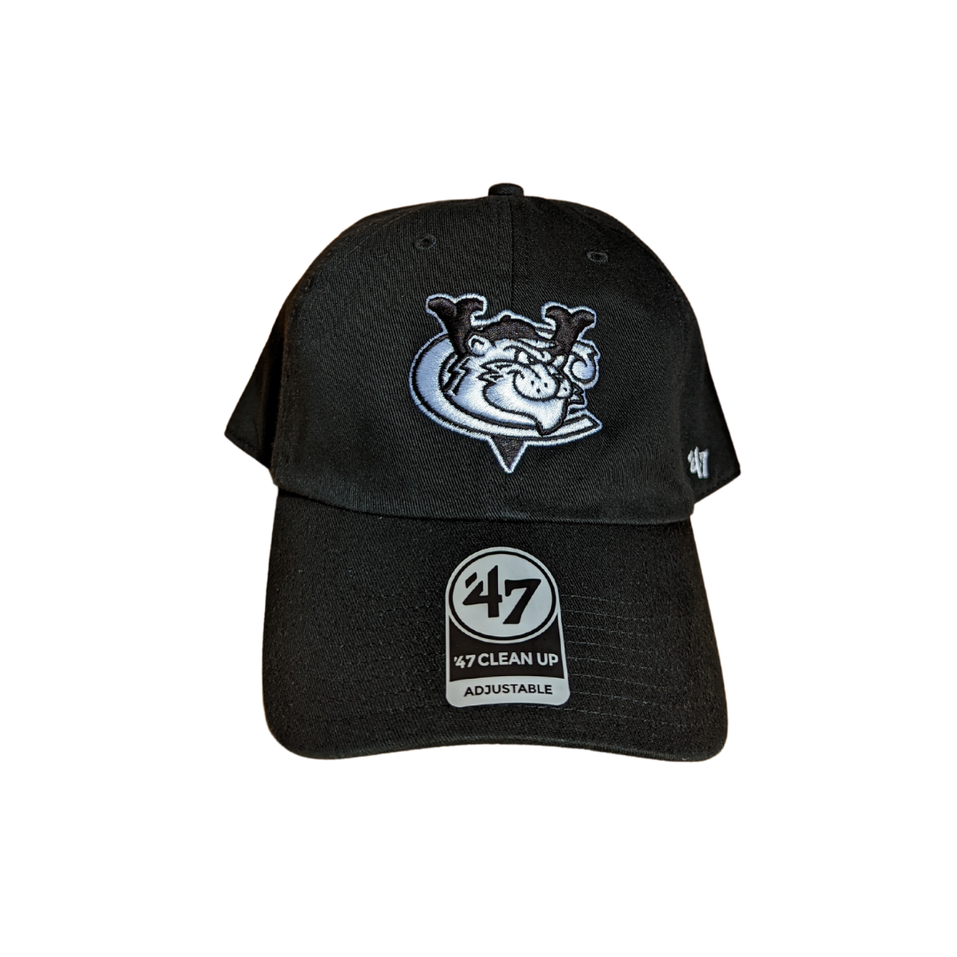 ValleyCats Black White Clean Up Hat 47 Brand Tri City ValleyCats